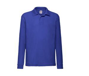 FRUIT OF THE LOOM SC3201 - Kinder Polo-Sweatshirt Royal Blue