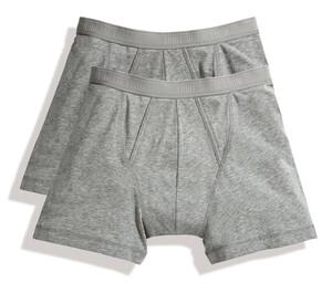 Fruit of the Loom SC7026 - Herren Boxershorts Light Grey Marl