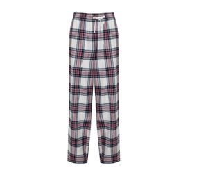 SF Women SK083 - Damen Pyjamahose White / Pink Check