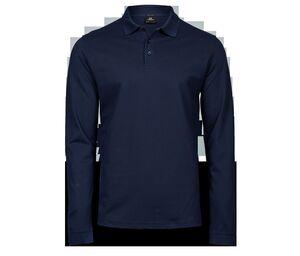 Tee Jays TJ1406 - Luxuriöses Stretch-Langarm-Polo Männer Navy