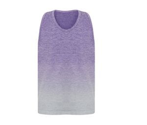 Tombo TL322 - Muskelshirt für Kinder Purple / Light Grey Marl