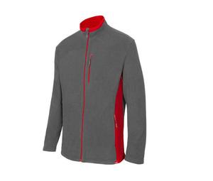 VELILLA V1504 - VESTE POLAIRE BICOLORE Grau / Rot