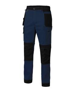 VELILLA V3019S - HOSE AUS ZWEIFARBIGEM CANVAS-STRETCH Navy / Black