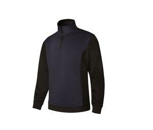 VELILLA V5703 - SWEAT BICOLORE COL ZIPPÉ