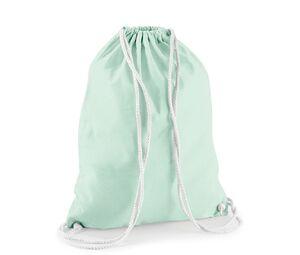 Westford mill WM110 - Cotton Turnbeutel Pastel Mint / White