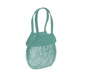 Westford mill WM150 - Netztasche aus Bio-Baumwolle Sage Green