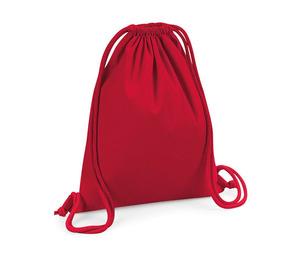 Westford mill WM260 - Hochwertige Sporttasche aus Bio-Baumwolle Classic Red