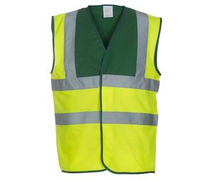 Yoko YK100 - Warnweste für Kinder (HVW100CH) Paramedic Green / Hi Vis Yellow