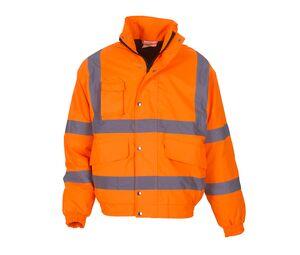 Yoko YK211 - High Visibility Bomberjacke Hi Vis Orange