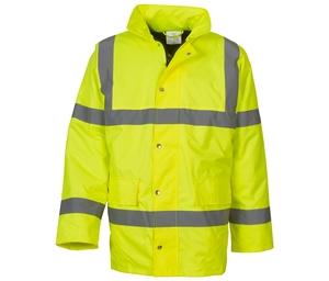 Yoko YK300 - High Visibility gefütterter Parka Hi Vis Yellow