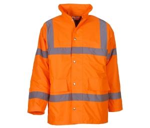 Yoko YK300 - High Visibility gefütterter Parka Hi Vis Orange