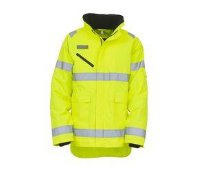 Yoko YK309 - Reflektierende Jacke "Fontaine Storm". Hi Vis Yellow