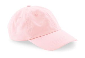 Beechfield B652N - Organic Cotton 6 Panel Dad Cap Powder Pink