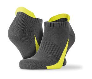 Spiro S293X - 3-Pack Sneaker Socks Grey/Lime
