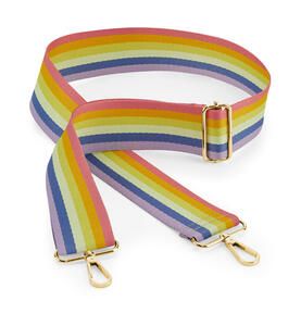Bag Base BG765 - Boutique Adjustable Bag Strap Rainbow
