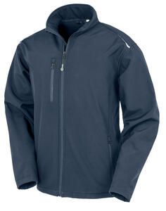 Result Genuine Recycled R900M - Recycled 3-Layer Printable Softshell Jacket Navy