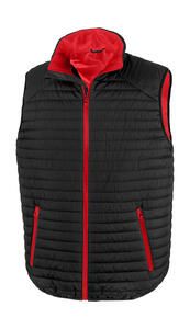 Result Genuine Recycled R239X - Thermoquilt Gilet Schwarz / Rot