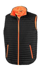 Result Genuine Recycled R239X - Thermoquilt Gilet Black/Orange