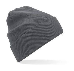 Beechfield B45N - Organic Cotton Original Cuffed Beanie Graphite Grey