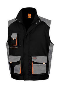 Result R317X - LITE Gilet Black / Grey / Orange