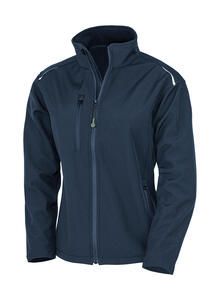 Result Genuine Recycled R900F - Womens Recycled 3-Layer Printable Softshell Jacket Navy