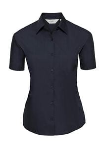 Russell Collection R-935F-0 - Popelin Bluse French Navy