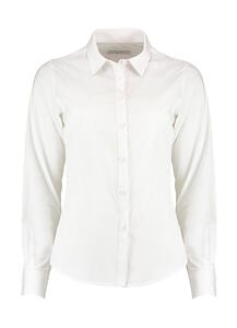 Kustom Kit KK242 - Women's Tailored Fit Poplin Shirt Weiß