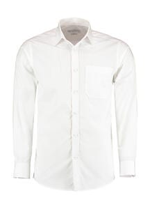 Kustom Kit KK142 - Tailored Fit Poplin Shirt Weiß
