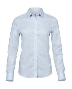 Tee Jays 4025 - Ladies' Stretch Luxury Shirt Light Blue