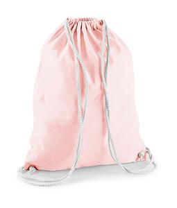 Westford mill W110 - Cotton Gymsac Pastel Pink / White