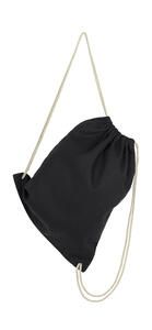 SG Accessories - BAGS (Ex JASSZ Bags) Baby Canvas 3848 - Baby Canvas Cotton Drawstring Backpack Schwarz