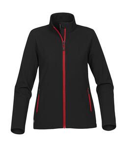 Stormtech KSB-1W - Women's Orbiter Softshell Jacket Black/Bright Red