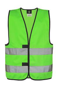 Korntex KWNG/KWNP - Signal Vest for Kids "Aarhus" Neon Green