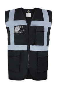 Korntex KXCMF - Executive Safety Vest "Hamburg" Schwarz