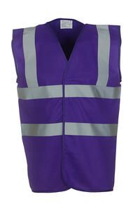 Yoko HVW100P - Fluo 2 Band+Brace Waistcoat Purple