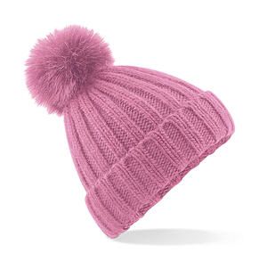 Beechfield B413 - Verbier Fur Pop Pom Chunky Beanie