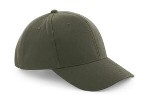 Beechfield B65 - Pro-Style Heavy Brushed Cotton Cap Olive Green