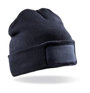 Result Winter Essentials RC027X - Double Knit Printers Beanie Navy