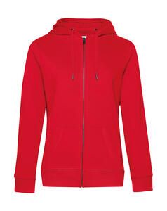 B&C WW03Q - QUEEN Zipped Hood Red