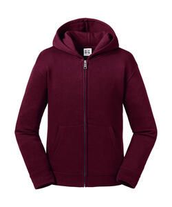 Russell  0R266B0 - Kids' Authentic Zipped Hood Sweat Burgundy