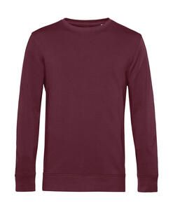 B&C WU31B - Organic Inspire Crew Neck Burgundy