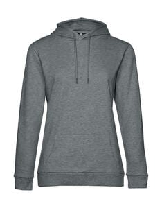 B&C WW04W - #Hoodie /women French Terry Heather Mid Grey