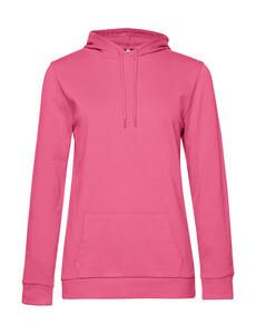 B&C WW04W - #Hoodie /women French Terry Pink Fizz