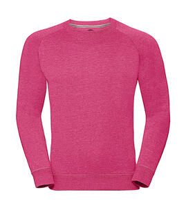 Russell  0R280M0 - Men's HD Raglan Sweat Pink Marl