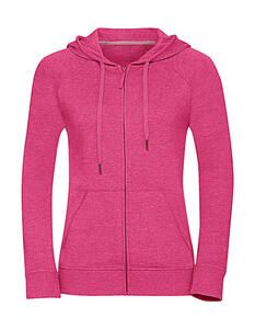 Russell  0R284F0 - Ladies' HD Zipped Hood Sweat Pink Marl