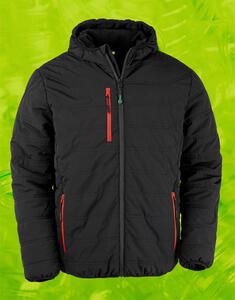 Result Genuine Recycled R240X - Black Compass Padded Winter Jacket