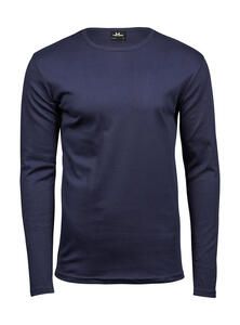 Tee Jays 530 - Mens LS Interlock T-Shirt Navy