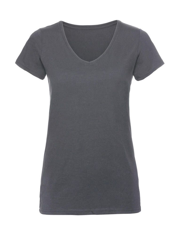 Russell Europe R-166F-0 - Ladies V-Neck HD Tee