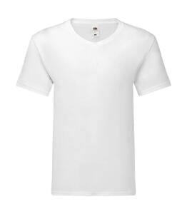 Fruit of the Loom 61-442-0 - Iconic 150 V Neck T Weiß