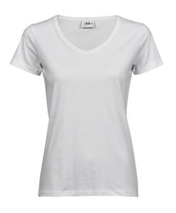 Tee Jays 5005 - Women's Luxury V-Neck Tee Weiß